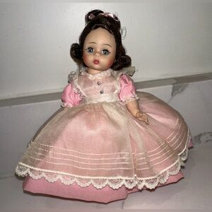 VTG 1961 Madame Alexander-kins Little Women Beth Doll #7812 Sleep Eyes USA 8”